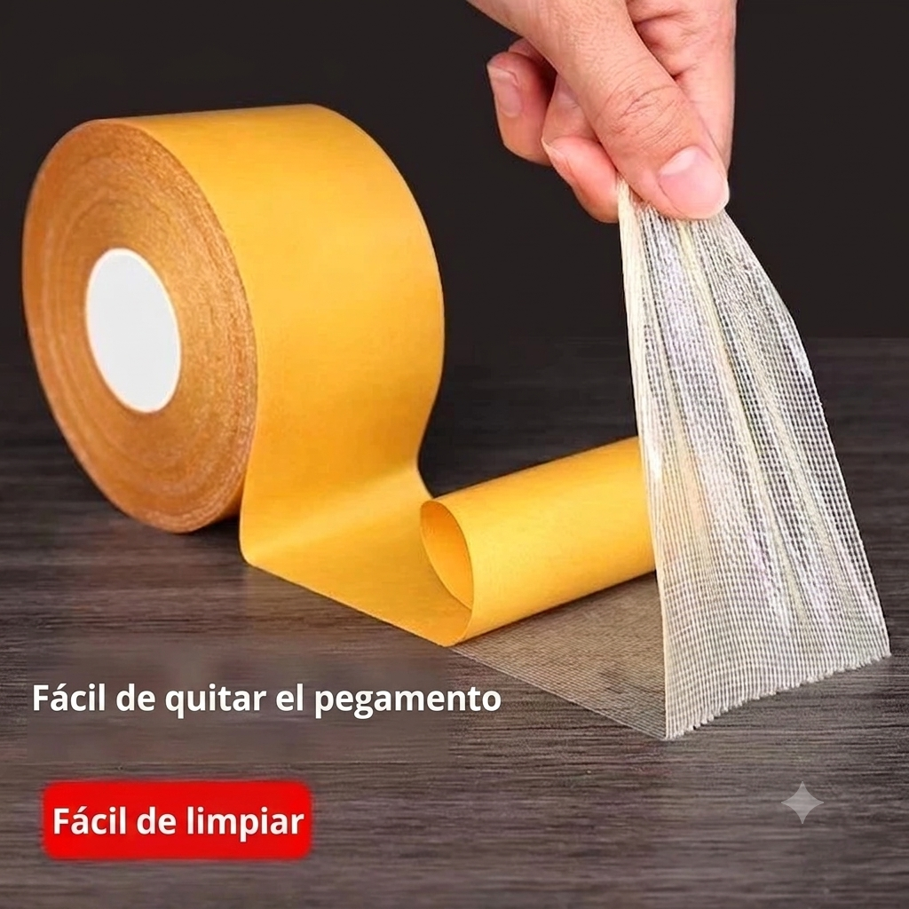 GripMax Pro 2x1 — Pega Todo Sin Clavos Ni Tornillos: 50 Metros Incluidos