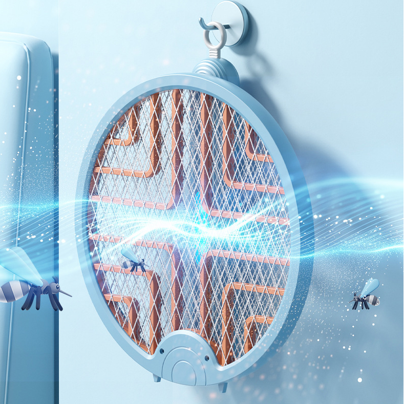 Matamosquitos Recargable – Golpe Rápido y Preciso – Elimina Insectos y Protege tu Casa al Momento