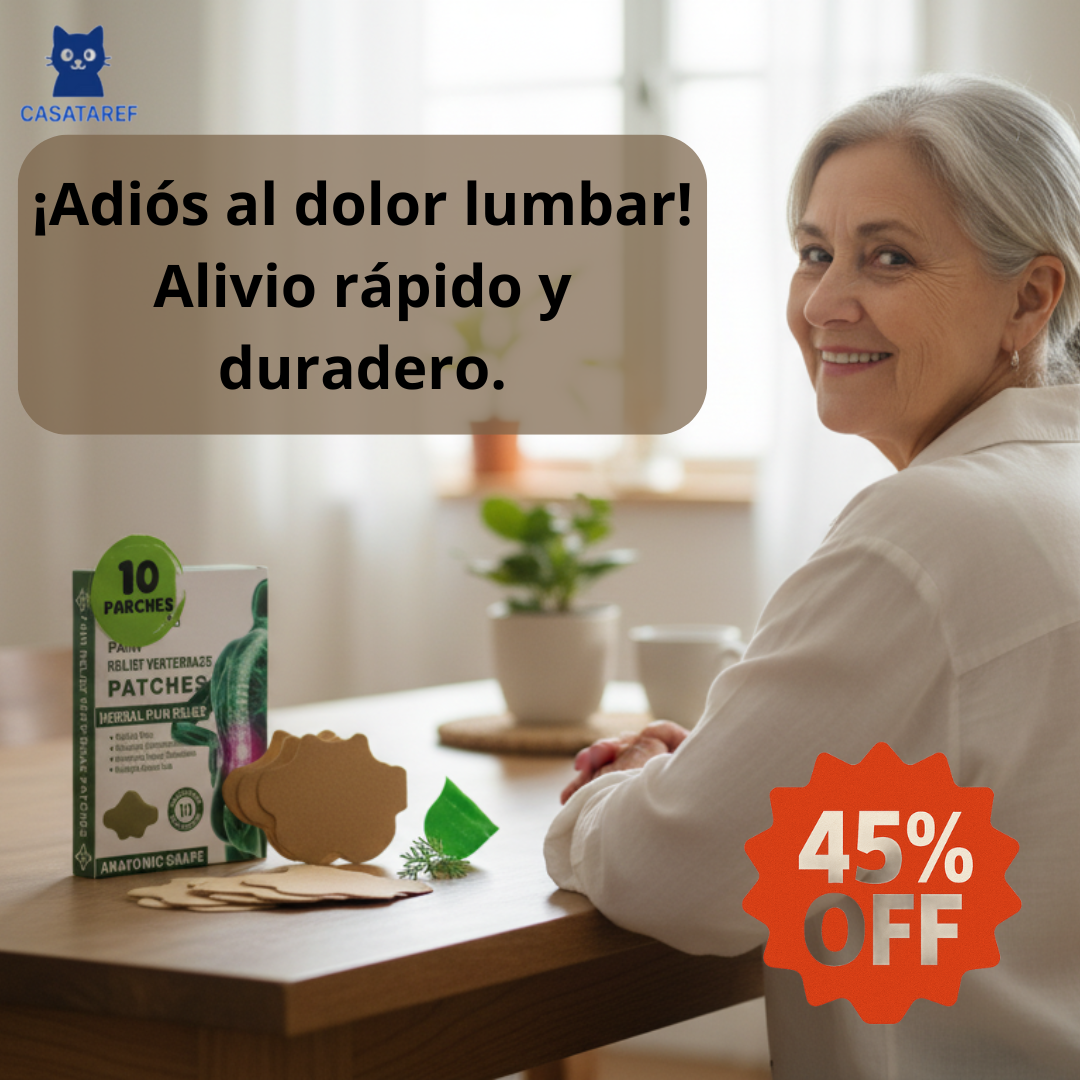 PACK MENSUAL 30 Parches Lumbar  – Alivio del dolor