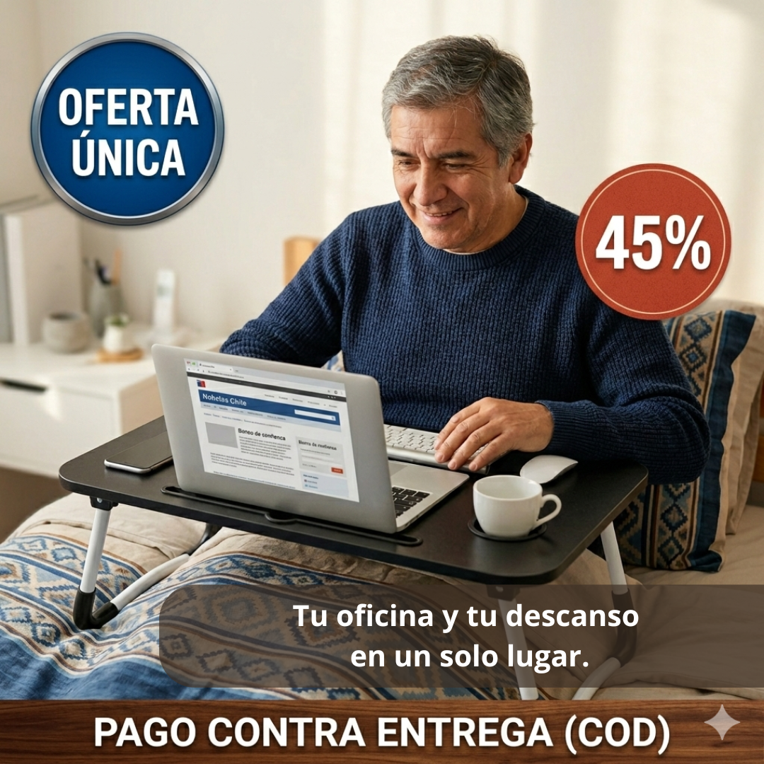 Mesa Plegable Portátil - Soporte para Notebook - Comodidad Total en Minutos