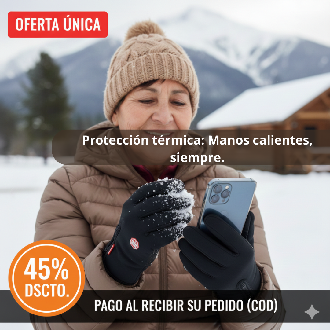 Guantes Térmicos Impermeables – Protección Total – Manos Calientes en Minutos
