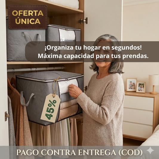 Bolso Organizador de Ropa – Guarda y Protege – Clóset Ordenado en Segundos
