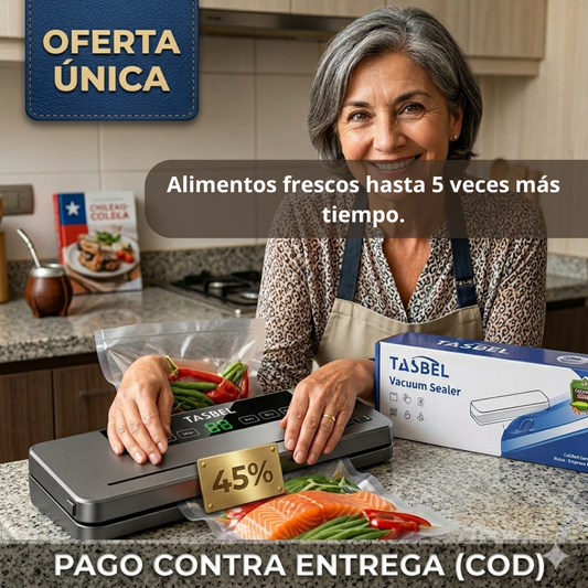 Selladora al Vacío Touch – Conserva tus alimentos hasta 5 veces más frescos desde el primer uso