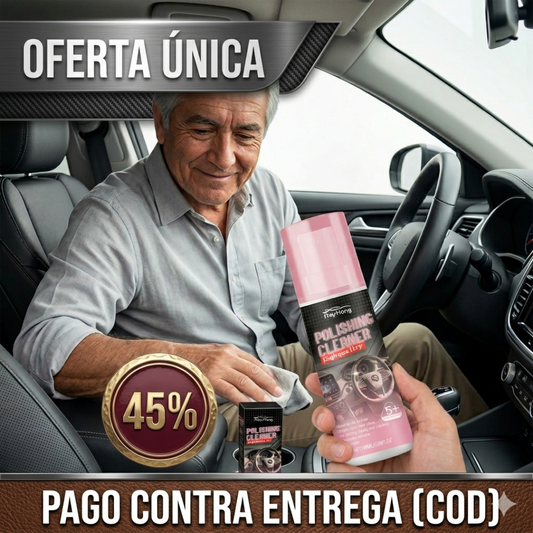 Espuma Limpiadora para Auto – Limpia Cualquier Superficie en Segundos – Adiós a la Suciedad en 1 Sola Pasada 🚗✨