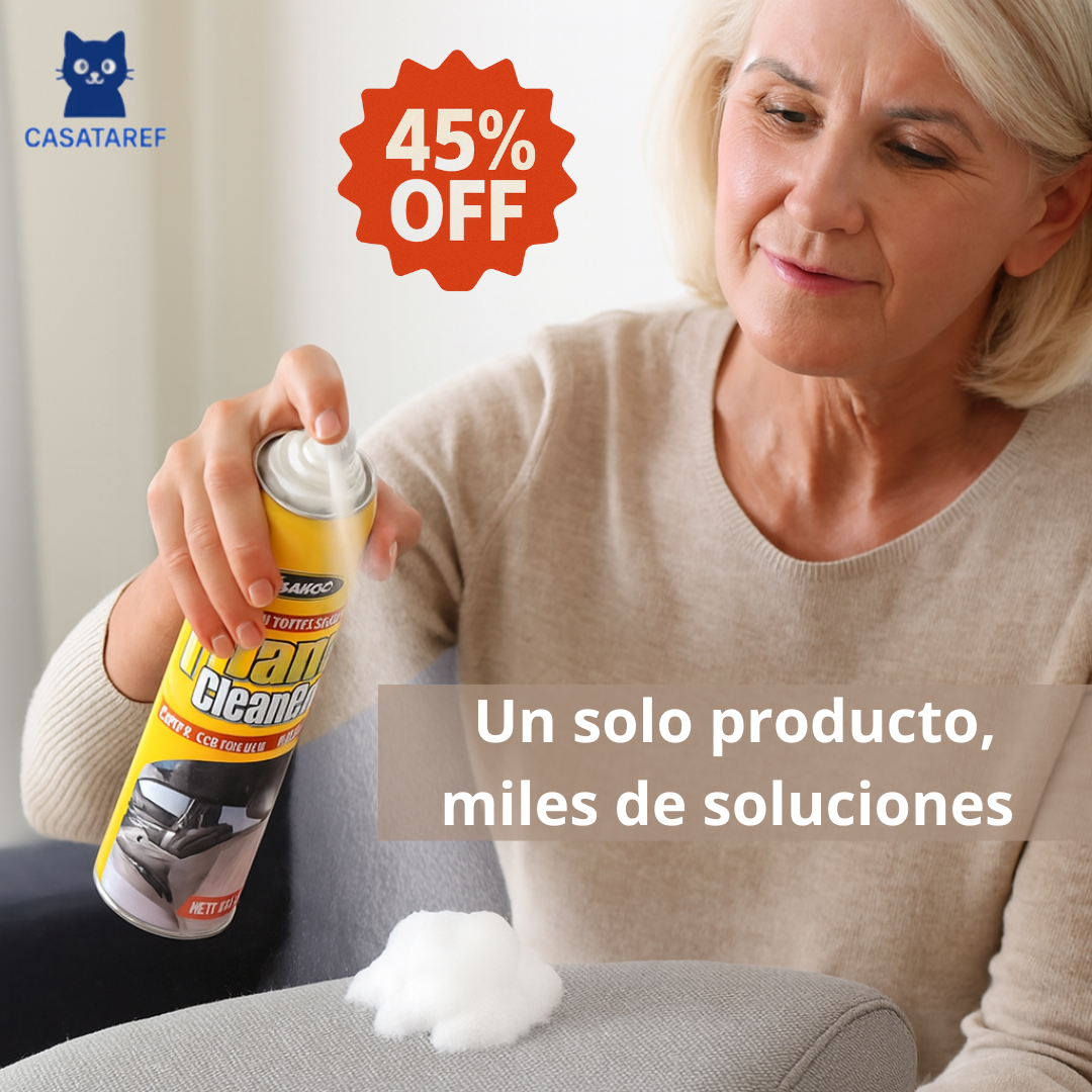 Limpiador en Espuma – Multiuso Profundo – Superficies impecables en minutos sin esfuerzo