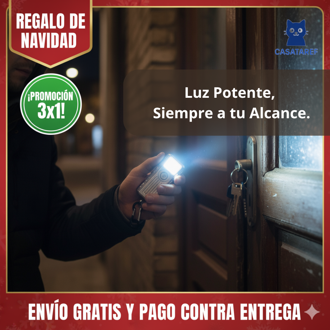 Linterna LED 3×1 – Ilumina Todo en Segundos – Seguridad y Autonomía Instantánea para tu Día a Día