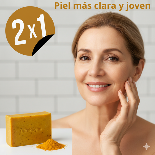 2x1: Jabón Natural de Cúrcuma – Promoción Especial CYBERDAY