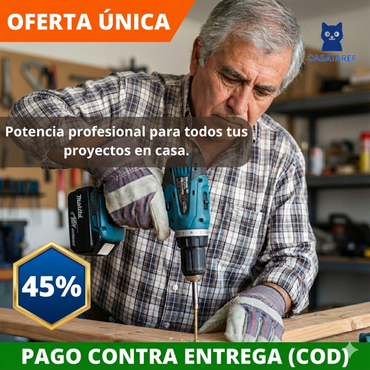 Taladro Profesional Portátil – Potencia para Todo Tipo de Tareas – Deja tu Casa Lista Hoy y Ahorra en Técnicos