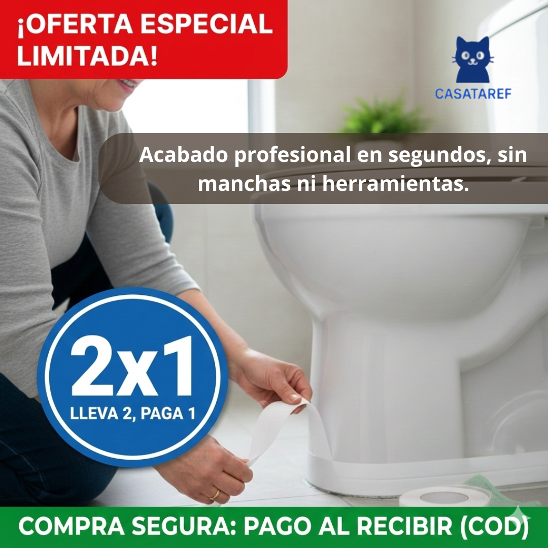 Cinta Selladora Impermeable – Sella Fugas – Protege tu Baño y Cocina al Instante