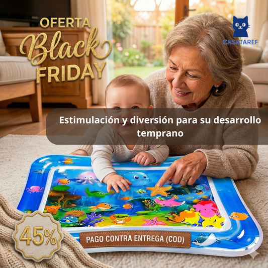 Tapete Sensorial – Estimula y Mantiene Entretenido – Bebé Feliz y Mamá Tranquila en 5 Minutos