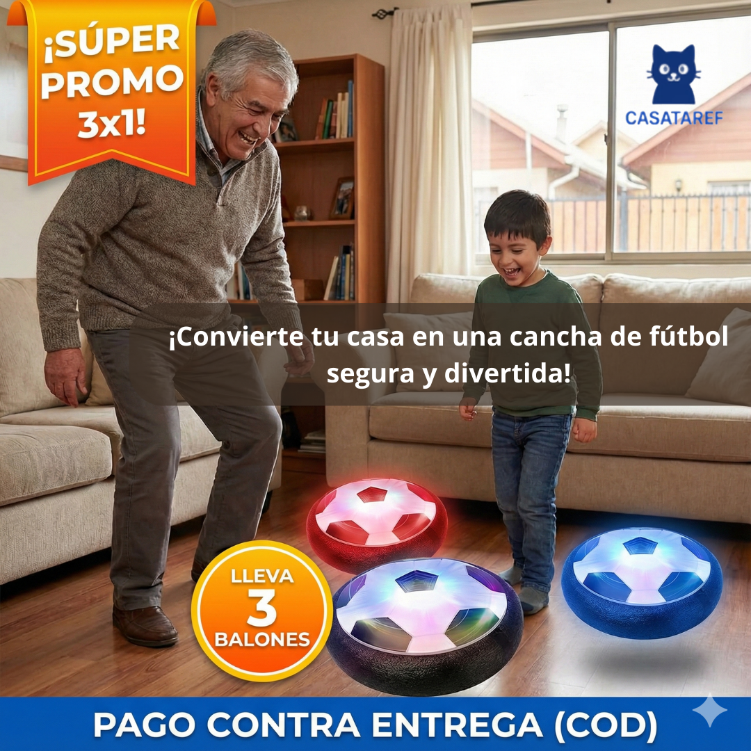 Pelota Flotante LED – Juego Indoor Seguro – Diversión Activa en Casa en 5 Minutos