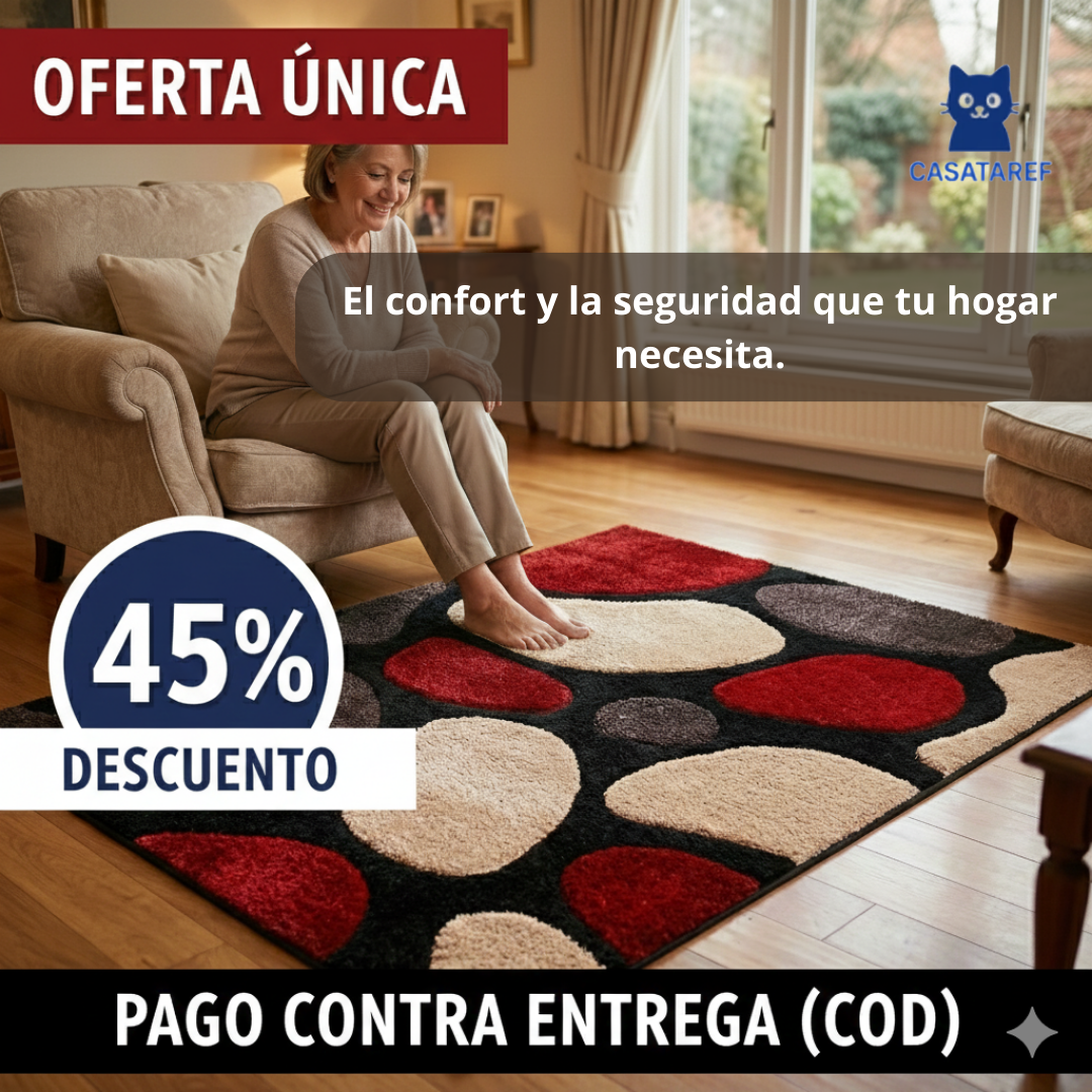 Alfombra Gruesa Anticaídas – Estabilidad y Comodidad – Camina Seguro y Sin Fatiga en 1 Semana