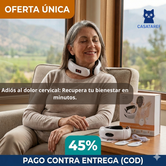 Masajeador Cervical Inteligente – Relajación Diaria – Alivio Visible en Minutos