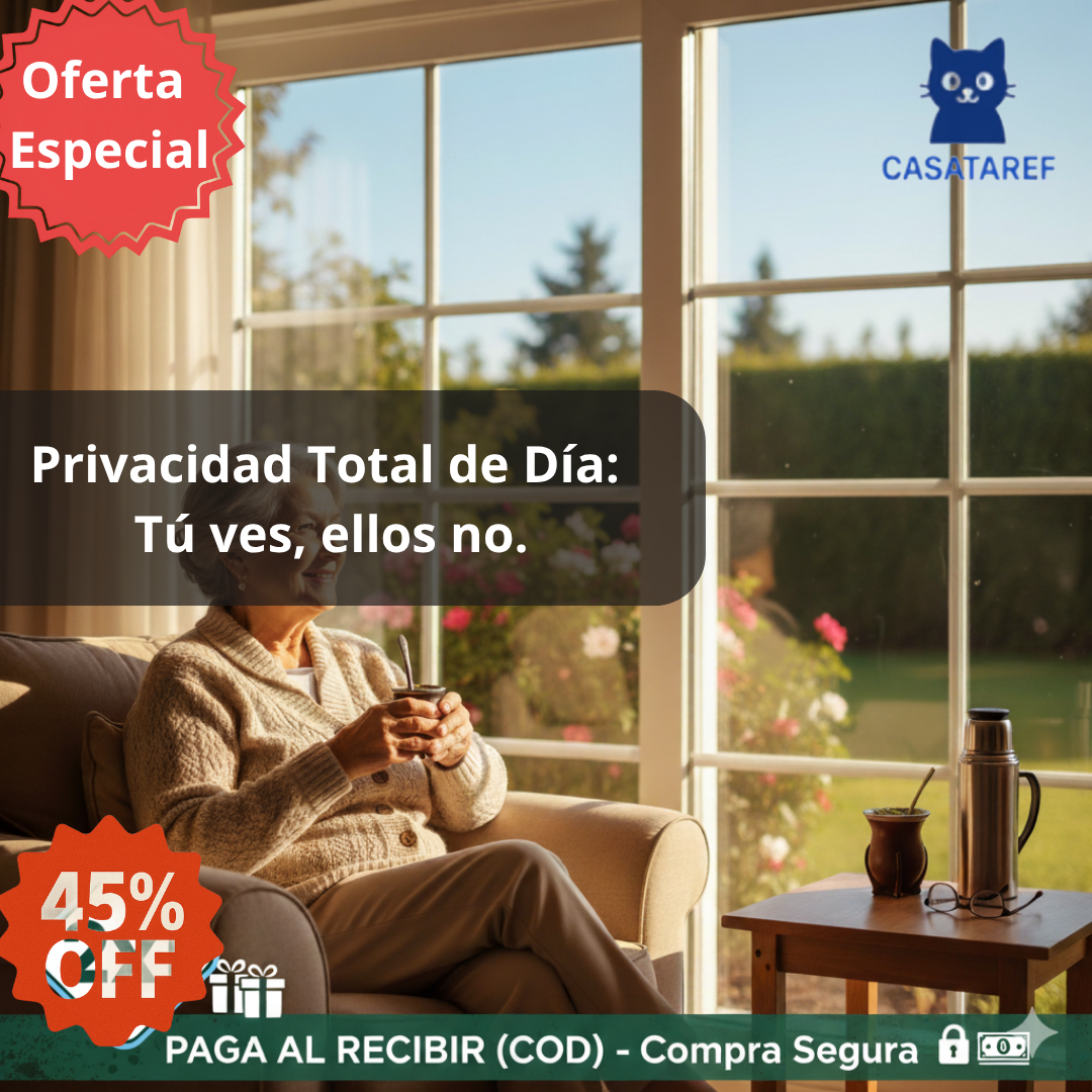 Vinil Anti-UV para Ventanas – Bloquea el Calor y Protege tus Muebles Todo el Año