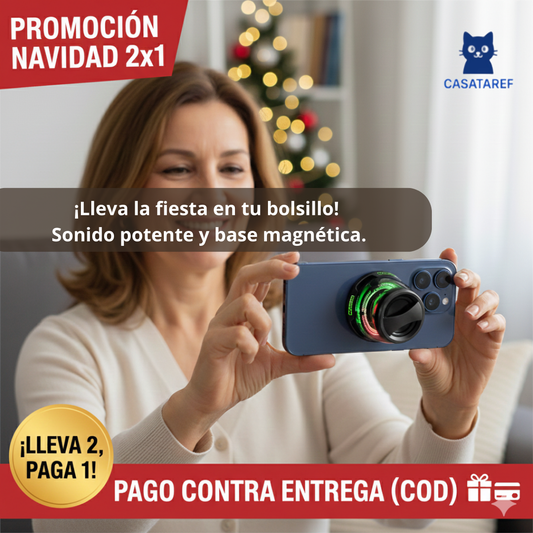 Altavoz Magnético – Sonido Claro en Cualquier Lugar – Mejora tu música diaria en solo segundos