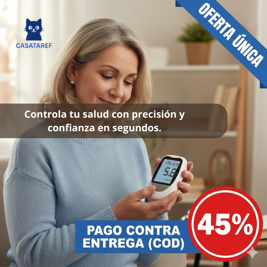 Kit Glucómetro Digital – Monitoreo Diario – Resultados precisos al instante
