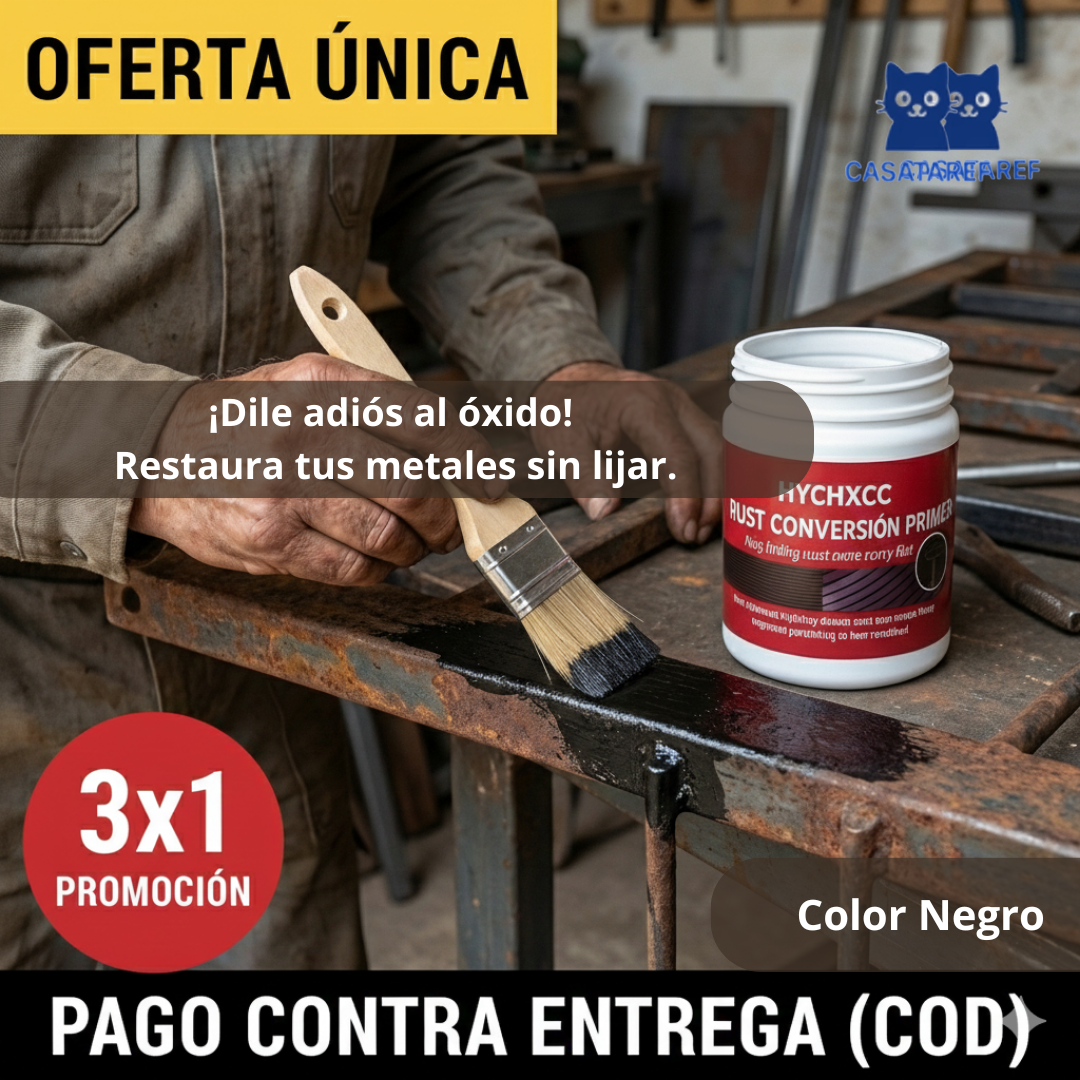 ⭐ Pintura Antióxido Color Negro – Llévate 3 por el precio de 1
