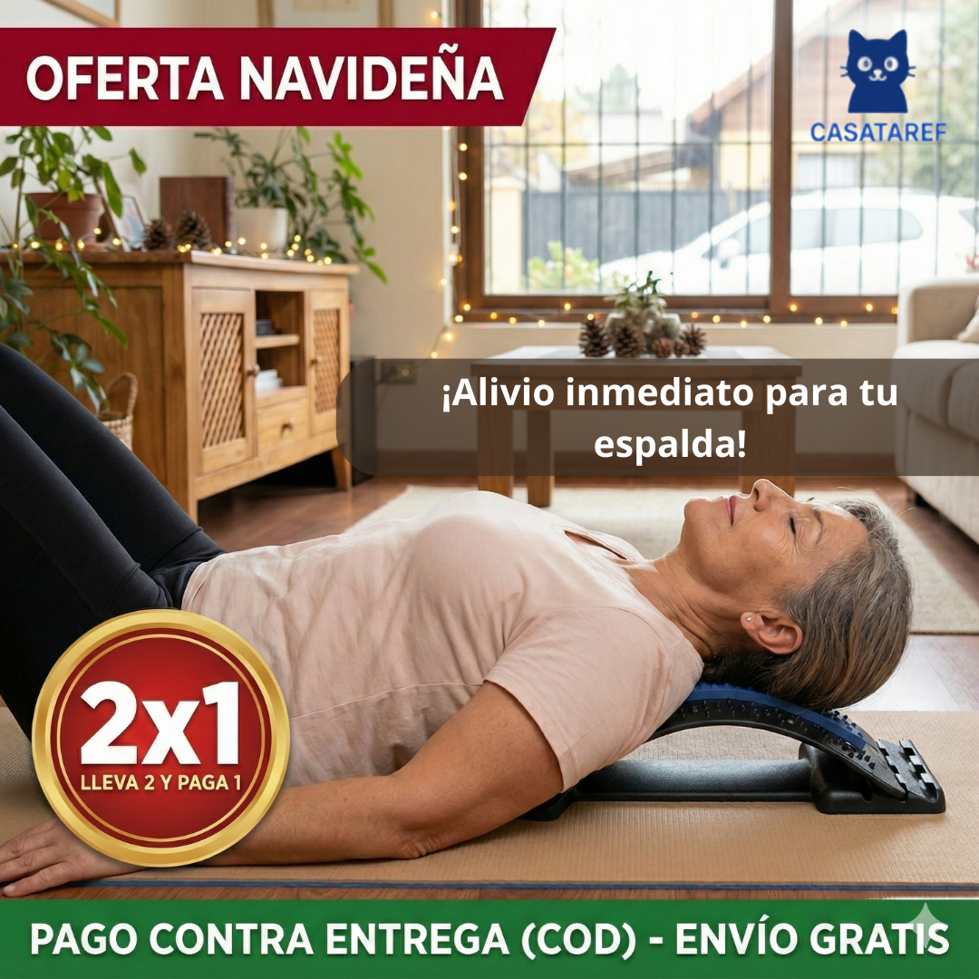 Masajeador Estirador Lumbar – Corrige Postura y Libera Tensión – Alivio en 10 Minutos al Día