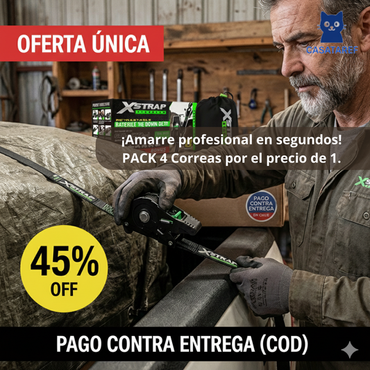 Correa Automática Retráctil – Ajuste Rápido – Sujeta tu carga firme y segura en segundos