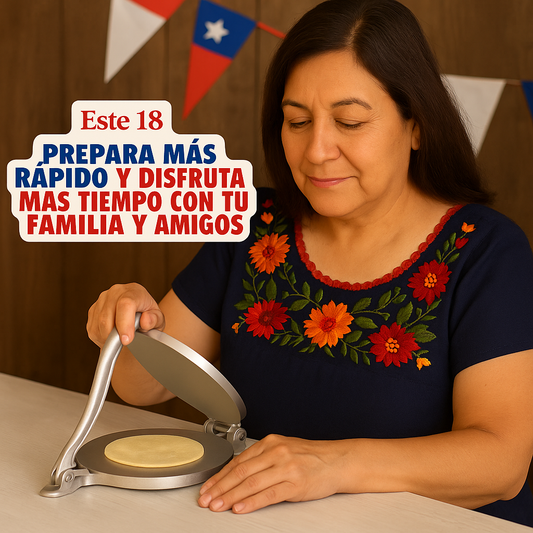 Prensa Dieciochera – Masas perfectas para el 18 en menos de 5 min