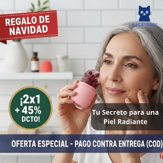 Masajeador Facial de Silicona – Reafirma y Descongestiona – Piel más fresca en solo 5 minutos