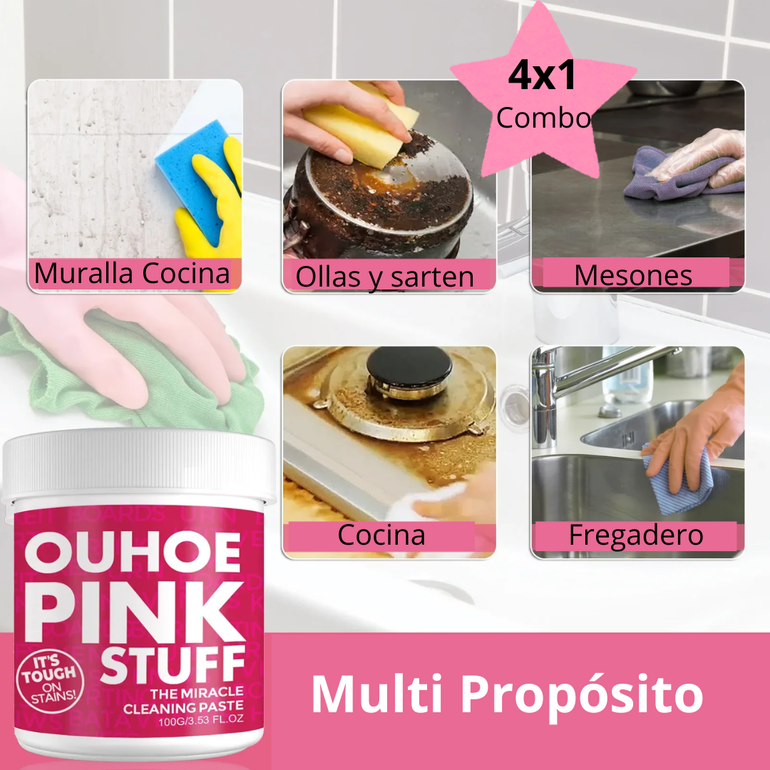 PACK: Pasta Rosa 4x1 - Tu casa como nueva sin esfuerzo