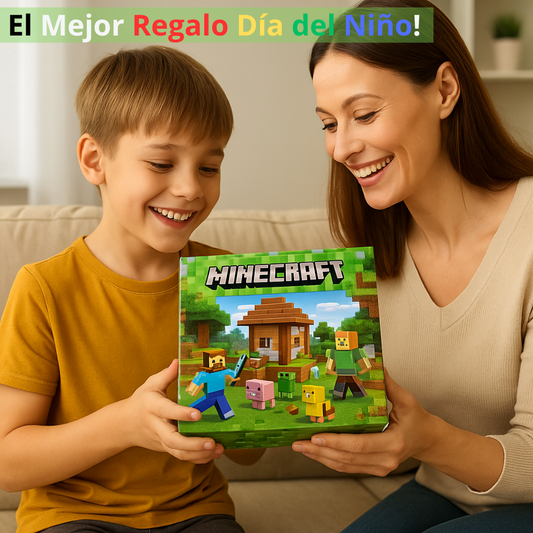 Bloques Magnéticos XL (75 pzs) Minecraft – Construcción divertida – Sorprende este Día del Niño