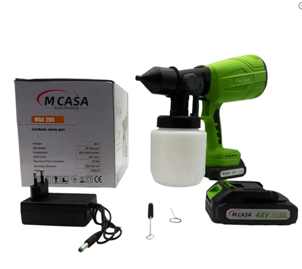 Pistola Pulverizadora Pintura – Inalámbrica – Renueva tu Casa en Menos Tiempo y sin Gastar de Más