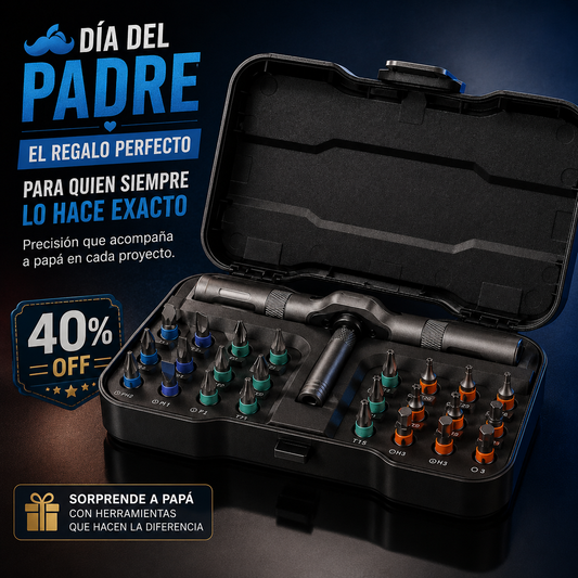DÍA DEL PADRE - Destornillador Magnético 24 en 1 - 40% OFF