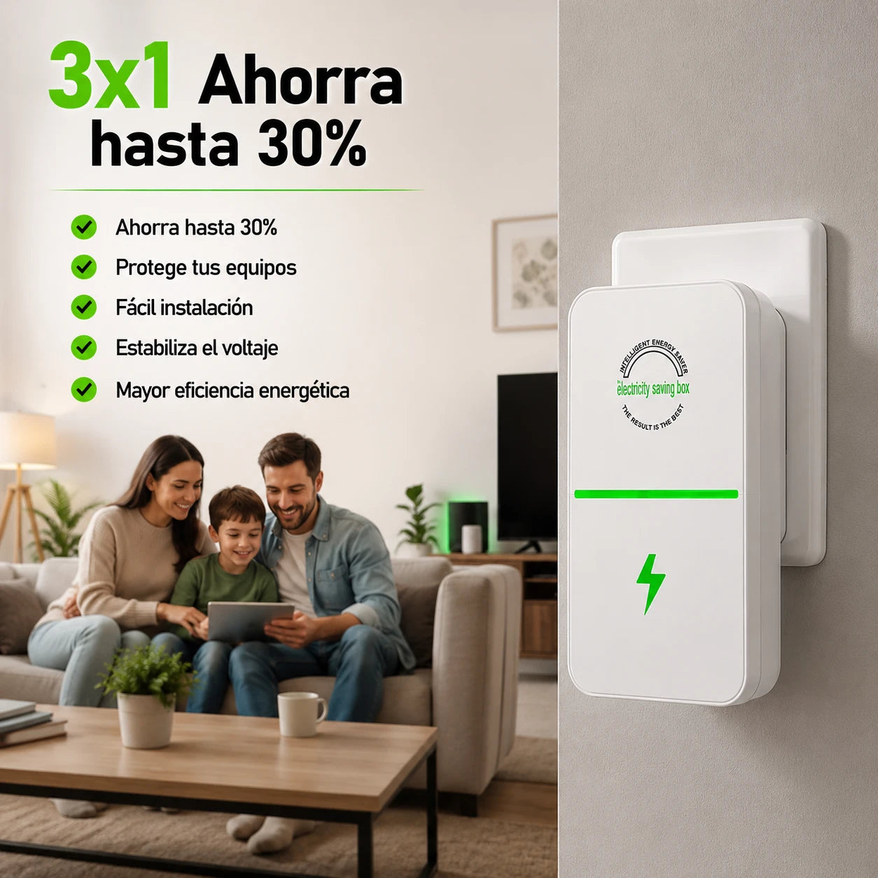 VoltiAhorro 3x1 - Reduce tu Cuenta de Luz hasta 30%