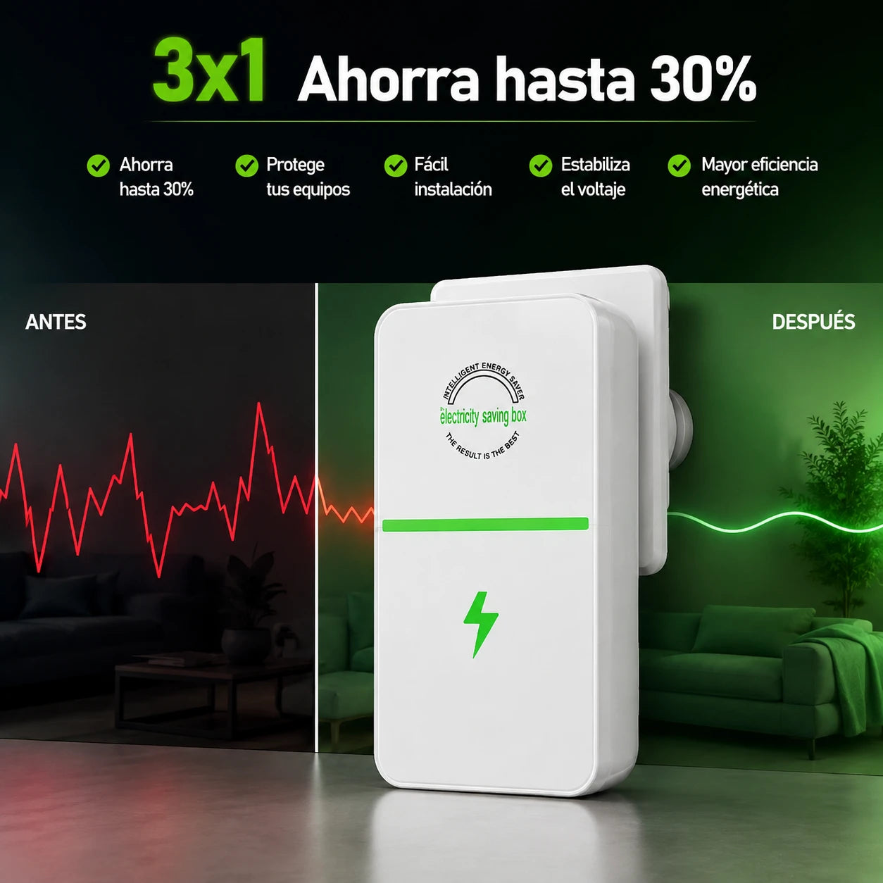 VoltiAhorro 3x1 - Reduce tu Cuenta de Luz hasta 30%