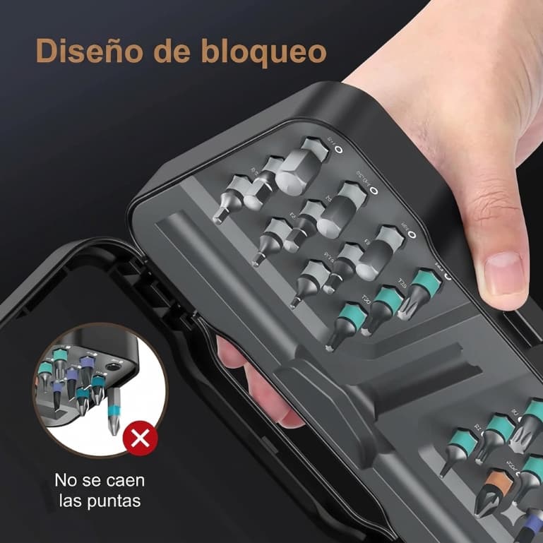 Destornillador Magnético 24 en 1 - Descuento Cyber 50% OFF