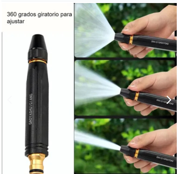 Pistola de Lavado Portátil – Limpieza Ajustable – Limpia Auto y Hogar en Minutos