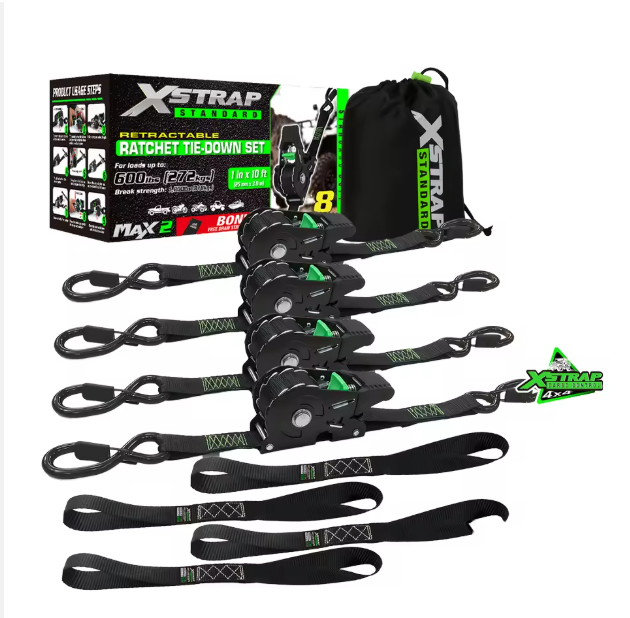 Correa Automática Retráctil – Ajuste Rápido – Sujeta tu carga firme y segura en segundos