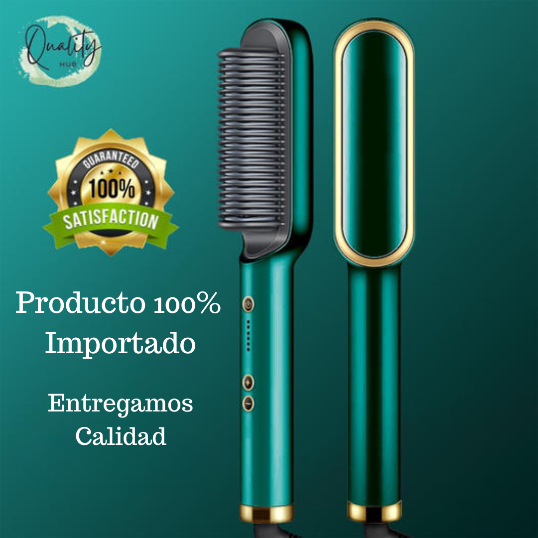 👉 Plancha de Pelo Profesional – Alisa y Moldea – Cabello liso y brillante en 3 minutos desde casa