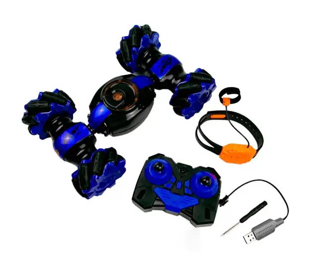 Auto Acrobático RC – Giros y Terreno Extremo – Diversión Segura en Minutos para Tus Nietos