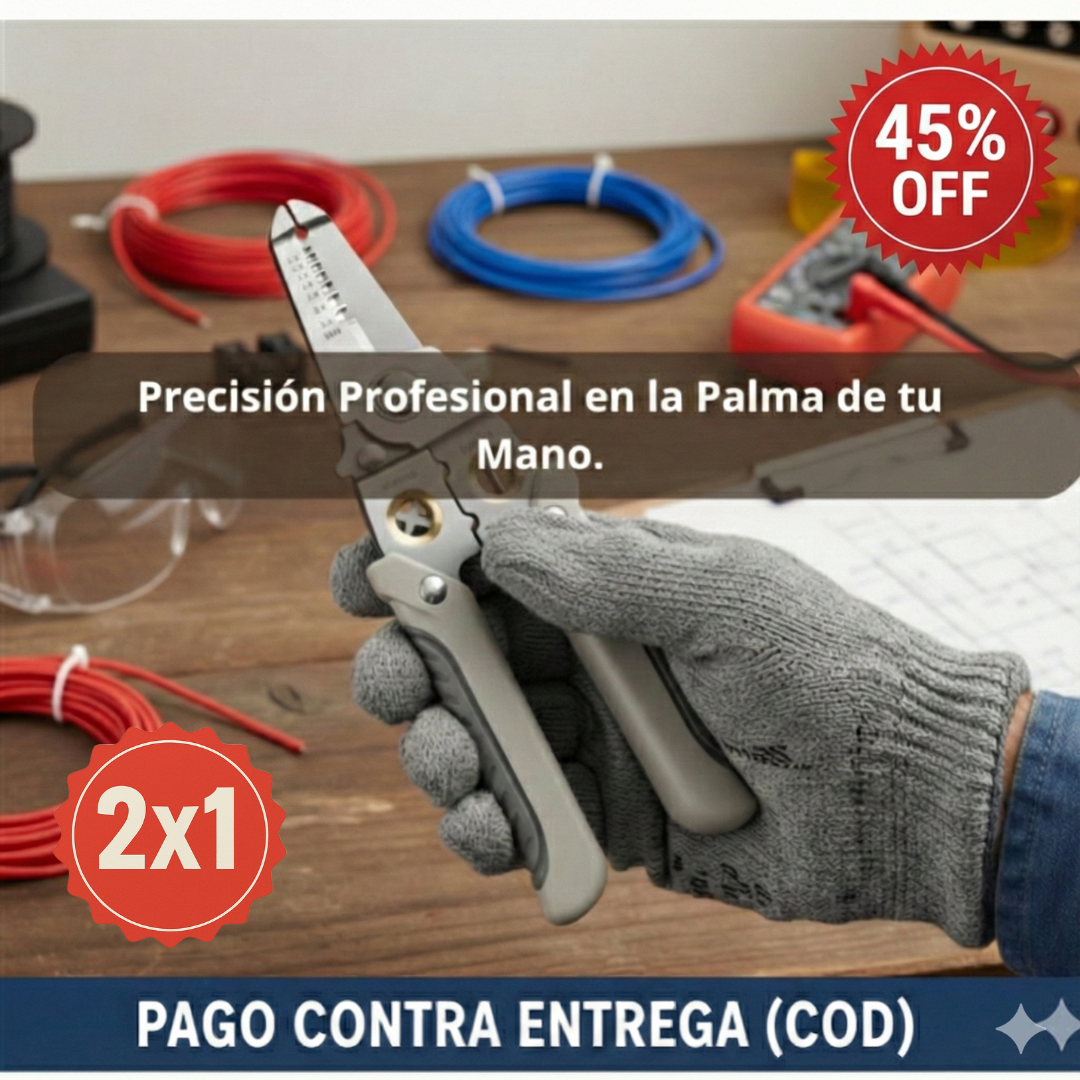 Alicate Multifuncional Pelacable – Corta y Pela Cables – Regala Precisión en Minutos