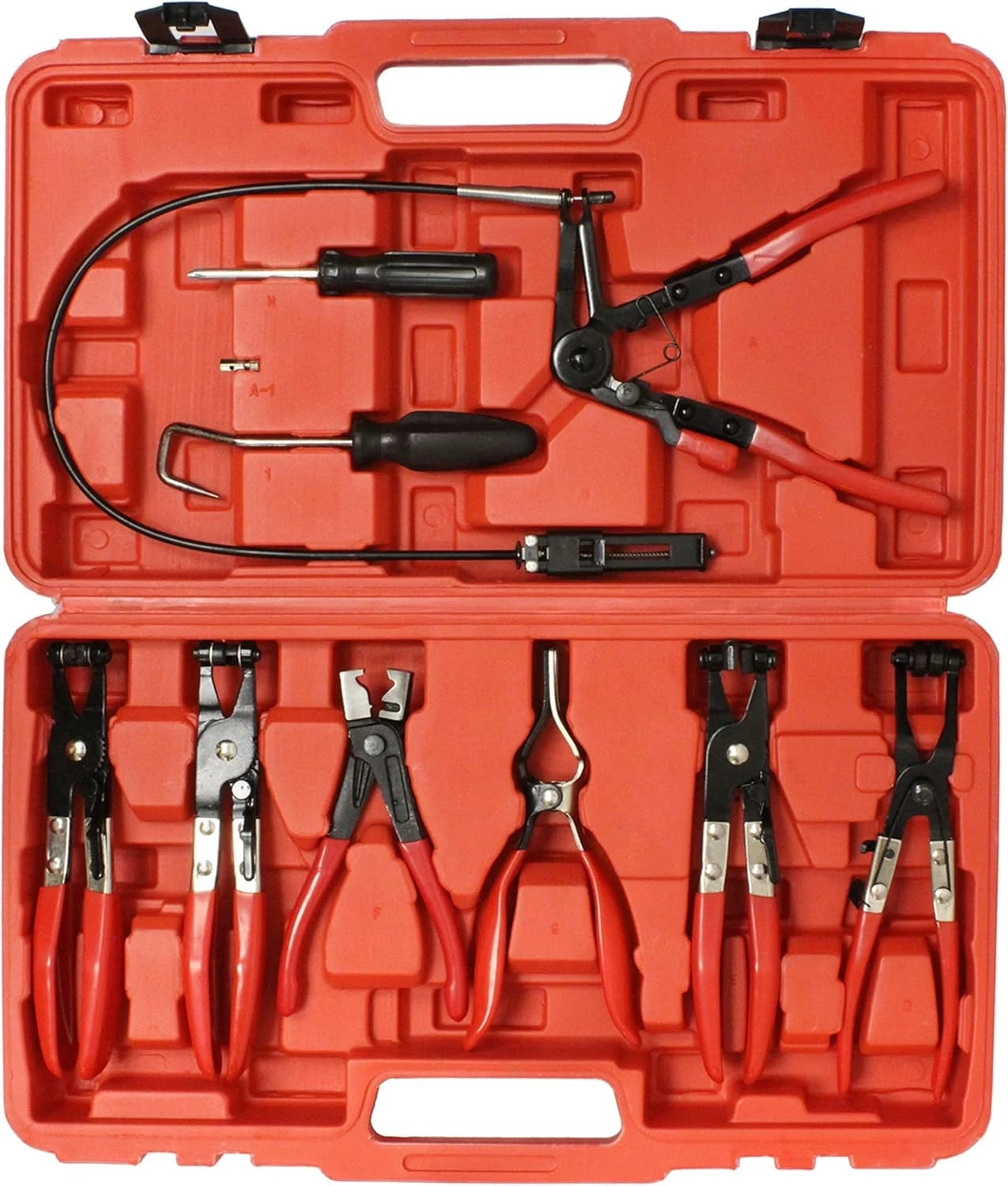 Kit Profesional de Alicates para Mangueras - Acceso Profundo - Ahorra en Mecánico Hoy