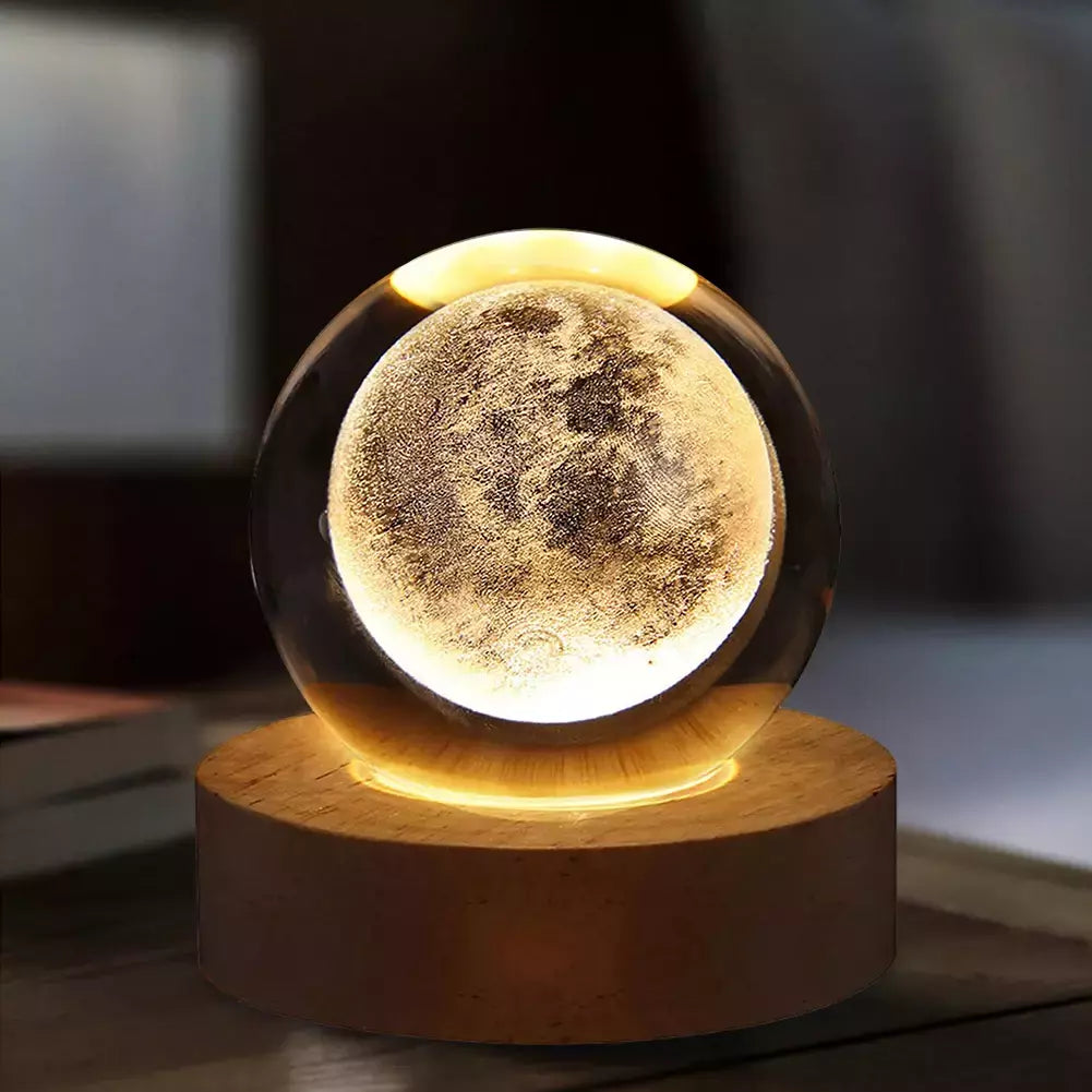 Lámpara Esfera de Cristal – Ilumina tu Espacio – Crea un Ambiente Elegante y Acogedor al Instante